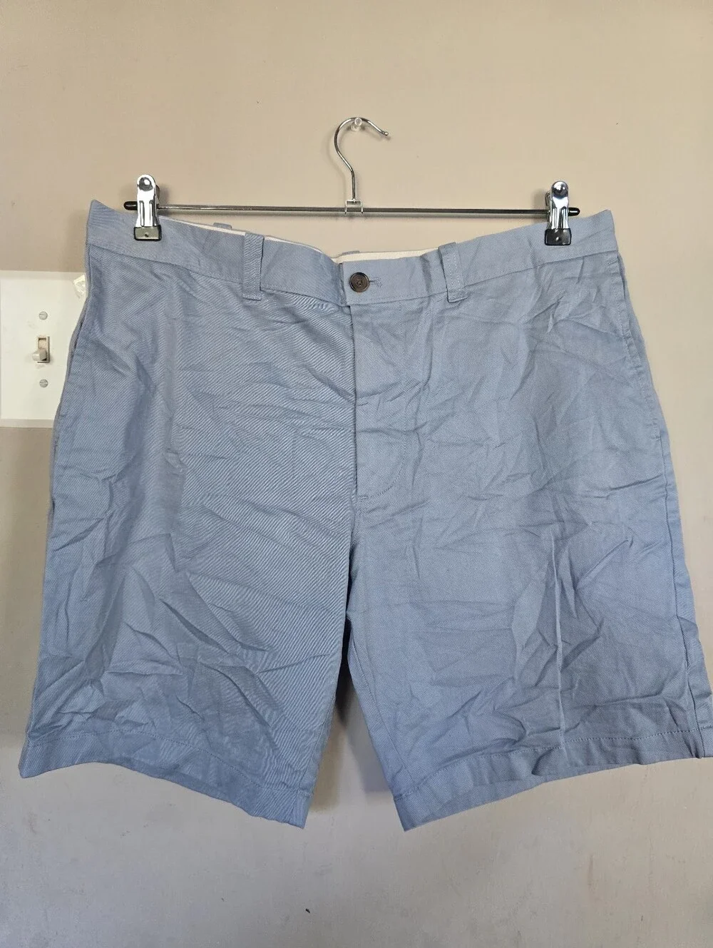 J. Crew Light Blue Flat-Front Men's Shorts